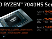 A série de processadores Ryzen 7040HS da AMD agora é oficial (imagem via AMD)