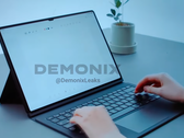O Galaxy Tab S8 Ultra estará próximo do tamanho do Livro de Superfície 15". (Fonte da imagem: Demonix Leaks)