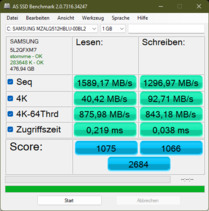 Funcionamento com bateria AS SSD