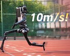 O H1 humanoide da Unitree atingiu a velocidade máxima de 10,1 m/s em um sprint, mas ainda assim ficou claramente atrás de Usain Bolt no tempo total de 100 metros.