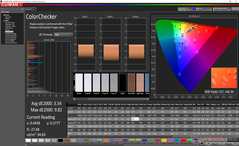 ColorChecker antes da calibração