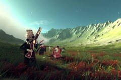 Uma captura de tela do trailer State of Play de Little Devil Inside (fonte da imagem: PlayStation)