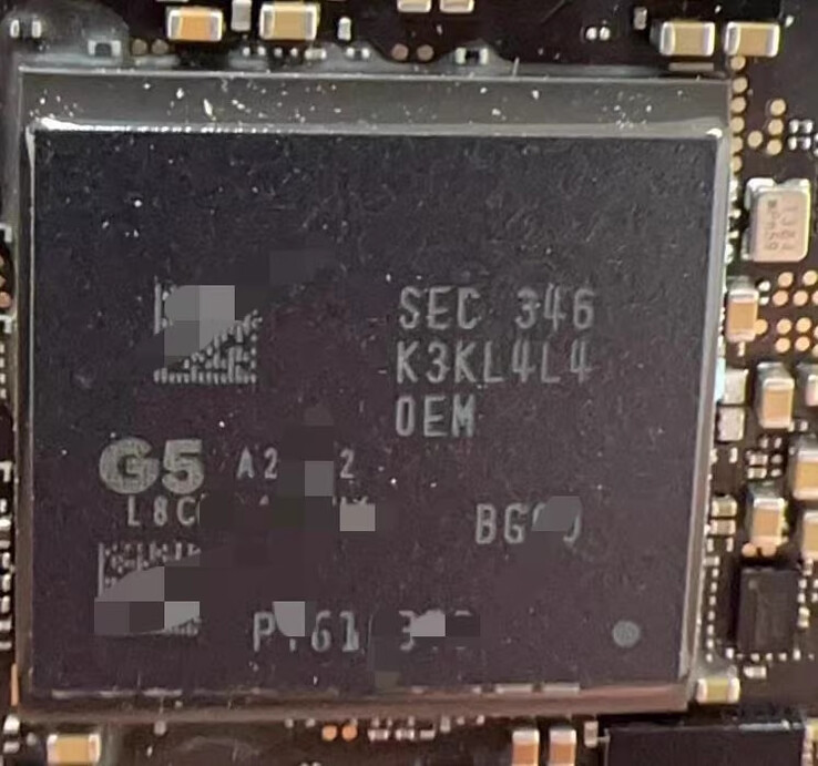 Um close-up do chipset Tensor G5 (Fonte da imagem: Goofish)