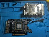 A GPU da estação de trabalho Nvidia RTX 6000 possui uma matriz AD102 quase completa. (Fonte de imagem: u/Healthy-Blood-54 em Reddit)
