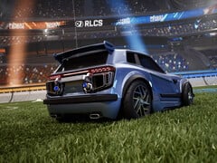 Imagens em tempo real do Rocket League no Unreal Engine 6.