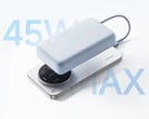 O novo power bank de 45 W da Xiaomi carregando um Xiaomi 17 Ultra.