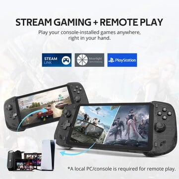 O Abxylute One Pro também pode ser usado para jogar remotamente e para transmitir jogos de um PC. (Fonte da imagem: Abxylute)