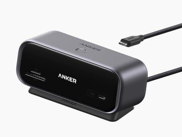 Hub USB-C de mesa da Anker na cor cinza-ferro