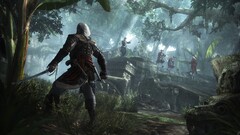 Assassin&#039;s Creed IV Black Flag, na foto da tela, é amplamente considerado um dos melhores lançamentos da série (Fonte da imagem: Ubisoft)
