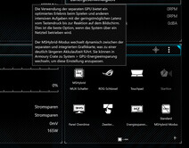 A saída da imagem pode ser mudada para a GPU GeForce através de um clique do mouse