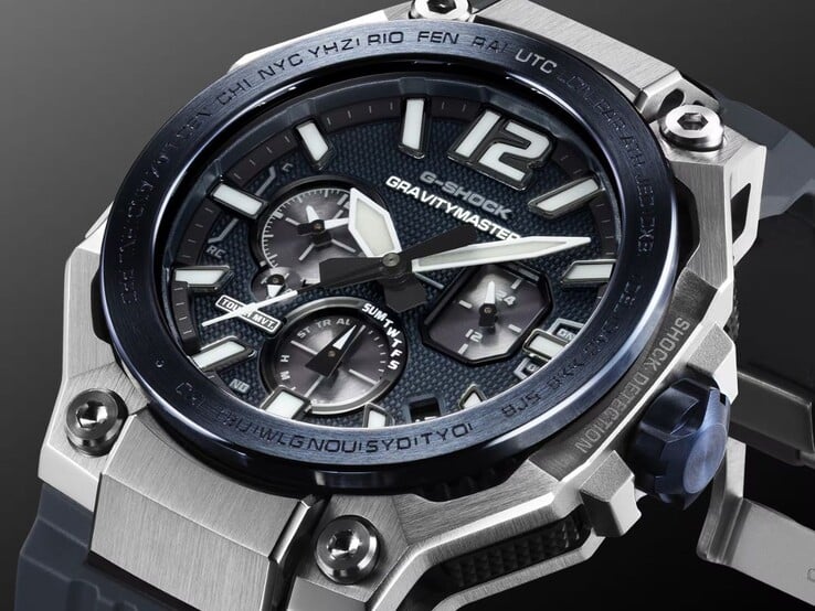 Os relógios Casio G-Shock Gravitymaster GWR-B3000 vêm com três submostradores