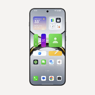 Nova tela inicial Flux no ColorOS 16. (Fonte da imagem: Oppo)