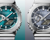 Os relógios Casio G-Steel GM2110D. (Fonte da imagem: Casio)
