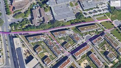 Viagem de teste do GNSS: ponto de virada