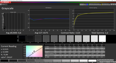 CalMAN: Greyscale - calibrated