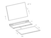 O novo laptop destacáveis da Huawei. (Fonte: WIPO via MySmartPrice)