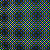 Foto do microscópio: Estrutura subpixel de um painel OLED