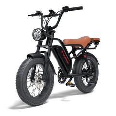 A Kingbull Ranger tem um design retrô no estilo de motocicleta