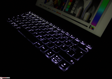 Luz de fundo de teclado de três níveis
