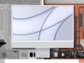 O M1 Apple iMac 24 oferece diferentes sistemas de refrigeração dependendo do ponto de preço. (Fonte da imagem: Apple/@fiyin - editado)