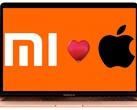 Xiaomi tem procurado frequentemente em Apple inspiração com seus computadores e dispositivos inteligentes. (Fonte da imagem: Apple/Xiaomi/Pinterest - editado)