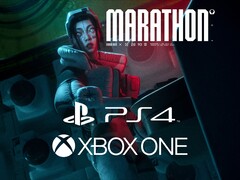 O banner da Maratona para PS4 e Xbox One é mostrado