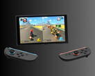 Nintendo Switch 2 com Joy-Cons destacados (Fonte da imagem: captura de tela, Nintendo of America YouTube com edições)