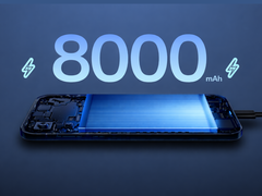 O OnePlus Nord CE6 possui uma bateria de 8.000mAh.