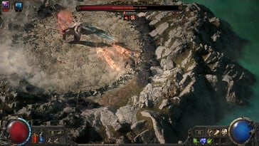Na foto: Uma captura de tela do jogo Path of Exile 2.