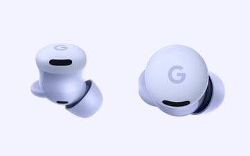 O Pixel Buds 2a em Iris. (Fonte da imagem: Google)