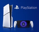 PlayStation Portal ao lado do PS5 (Fonte da imagem: Sony PlayStation com edições)