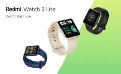 O Redmi Watch 2 Lite tem um mostrador quadrado e muitos recursos de saúde. (Fonte da imagem: Xiaomi)