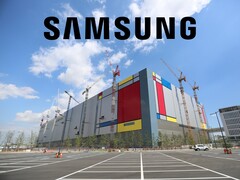 A fábrica da Samsung em Pyeongtaek é mostrada