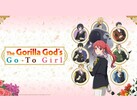 The Gorilla God's Go-To Girl promo image shows off the leading lady and her suitors. (Image source: Kadokawa)
