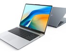 O MateBook D 16 2024 deve oferecer um desempenho impressionante da CPU em sua estrutura de 1,68 kg. (Fonte da imagem: Huawei)