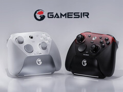 A GameSir venderá o G7 Pro em duas opções de cores com as respectivas bases de carregamento. (Fonte da imagem: GameSir)
