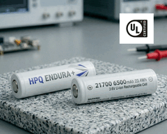As células HPQ Silicons 21700 atingem 23,4 Wh.