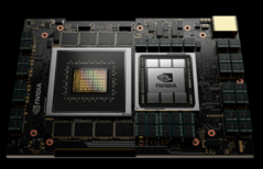 A CPU Nvidia 'Grace' Arm-based CPU alavanca sua tecnologia Ampere-based GPU para processamento avançado de IA. (Imagem: Nvidia)