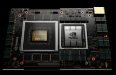 A CPU Nvidia &#039;Grace&#039; Arm-based CPU alavanca sua tecnologia Ampere-based GPU para processamento avançado de IA. (Imagem: Nvidia)