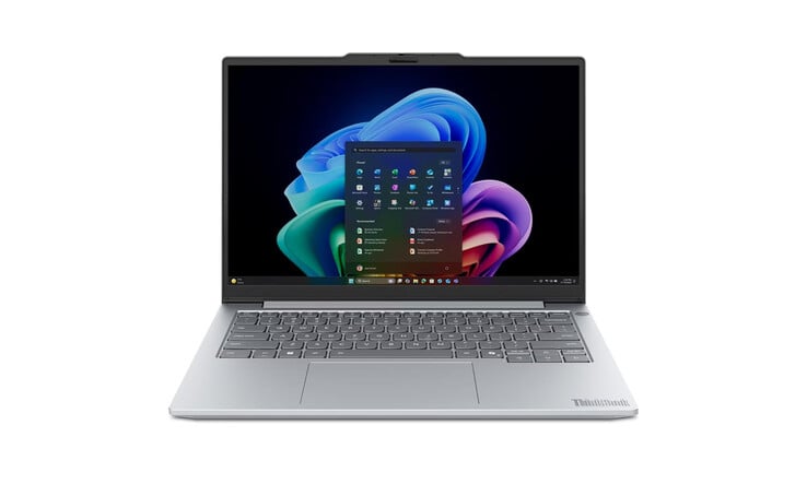 O ThinkBook 14 Gen 9 Q8Y vem com uma tela IPS de 1200p, 400 nits e 60 Hz, com suporte opcional para tela sensível ao toque.