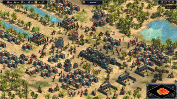 Na foto: Uma captura de tela do jogo Age of Empires: Definitive Edition.