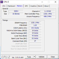 Memória CPU-Z