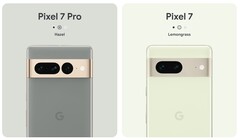 A série Pixel 7 será lançada em quatro cores, com exclusividade para o Pixel 7 e Pixel 7 Pro. (Fonte da imagem: Google)