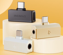 A FiiO lançou o Snowsky Tiny, um DAC externo para fones de ouvido USB-C, em três cores e duas versões. (Fonte da imagem: FiiO)