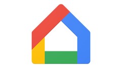 O logotipo do Google Home é exibido enquanto o Google lança uma atualização de março que adiciona 