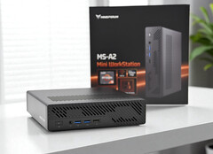 Minisforum MS-A2 com AMD Ryzen 9 9955HX em análise. (Fonte da imagem: Notebookcheck)