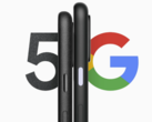 O Pixel 4a (5G) e o Pixel 5 estarão disponíveis em duas cores. (Fonte da imagem: Google)