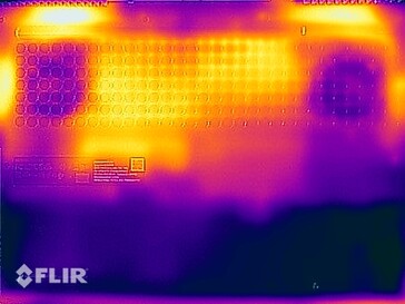 Teste de estresse das temperaturas de superfície (fundo)