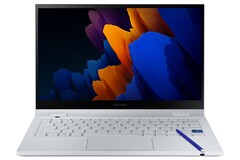 O Samsung Galaxy Book Flex2 vem com caneta S integrada. (Fonte da imagem: Samsung)