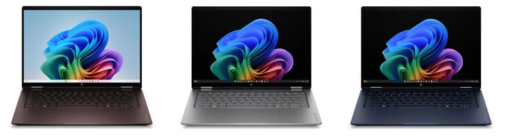 A HP reserva o Deep Espresso para os modelos AMD e o Meteor Silver para as alternativas Intel, da esquerda para a direita.
